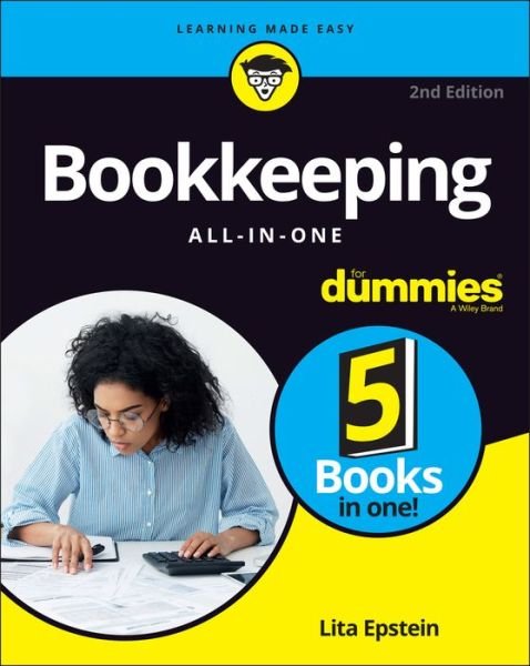 Cover for Epstein, Lita (University of Phoenix) · Bookkeeping All-in-One For Dummies (Paperback Book) (2019)