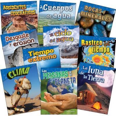 Cover for Teacher Created Materials · Let's Explore Earth &amp; Space Science Grades 2-3 Spanish, 10-Book Set (Paperback Book) (2017)