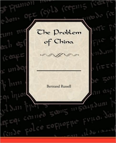 Cover for Bertrand Russell · The Problem of China (Paperback Bog) (2009)