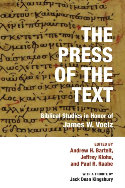 Press of the Text - Andrew H. Bartelt - Livros - Wipf & Stock Publishers - 9781498235907 - 11 de maio de 2017