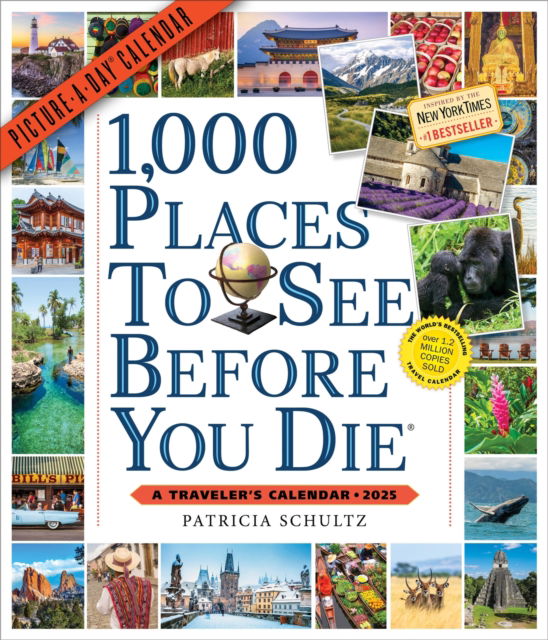 1,000 Places to See Before You Die Picture-A-Day® Wall Calendar 2025: A Traveller's Calendar - Patricia Schultz - Merchandise - Workman Publishing - 9781523524907 - August 8, 2024