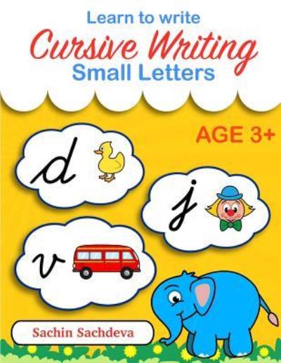 Cover for Sachin Sachdeva · Learn to Write Cursive Writing (Paperback Book) (2016)