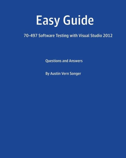 Cover for Austin Vern Songer · Easy Guide (Paperback Book) (2016)