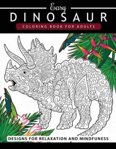 Cover for Adult Coloring Book · Dinosaur Coloring book for Adults and Kids (Pocketbok) (2017)