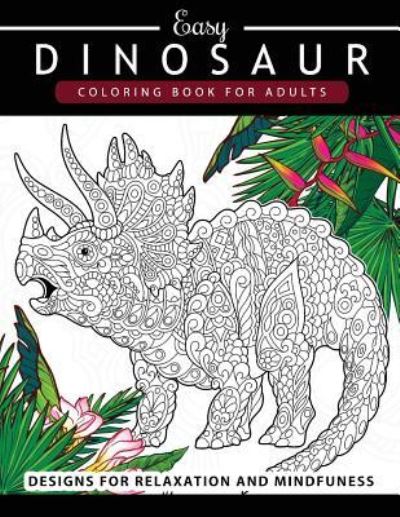 Cover for Adult Coloring Book · Dinosaur Coloring book for Adults and Kids (Pocketbok) (2017)