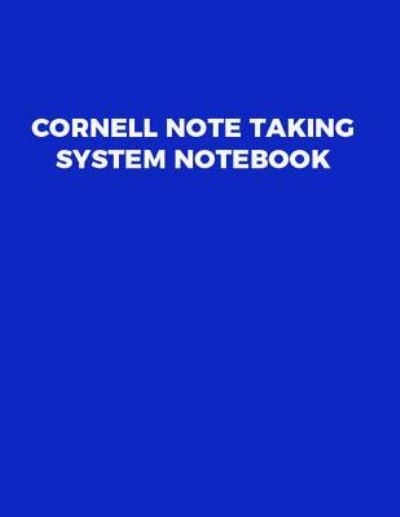 Cornell note taking system notebook - Catman Notebooks - Książki - Createspace Independent Publishing Platf - 9781548118907 - 15 czerwca 2017