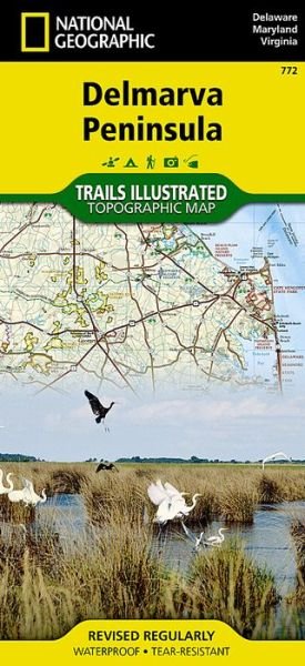 Cover for National Geographic Maps · Delmarva Peninsula: Delaware, Maryland &amp; Virginia, USA (Kort) (2009)