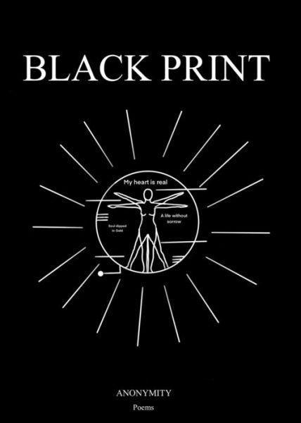 Cover for Anonymity The Poet · Black Print (Paperback Book) (2020)