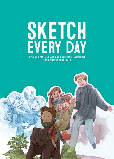 Cover for Simone Grunewald · Sketch Every Day: 100+ simple drawing exercises from Simone Grunewald (Taschenbuch) (2019)