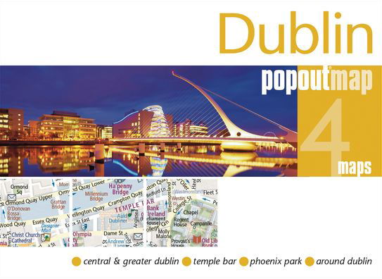 Cover for Popout Map · Dublin PopOut Map - PopOut Maps (Map) (2020)