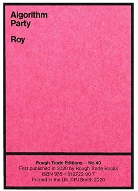 Cover for Roy · Algorithm Party - Roy (RT#40) (Taschenbuch) (2020)