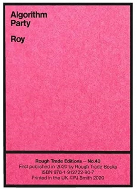 Cover for Roy · Roy - Algorithm Party (RT#40) (Paperback Book) (2020)