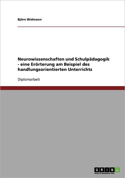 Cover for Widmann · Neurowissenschaften und Schulpä (Book) [German edition] (2008)