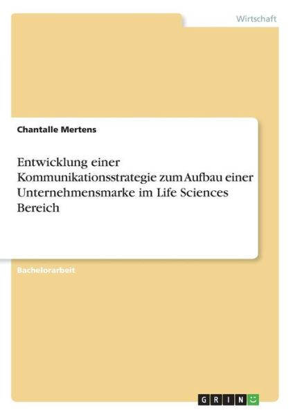 Cover for Mertens · Entwicklung einer Kommunikation (Book)