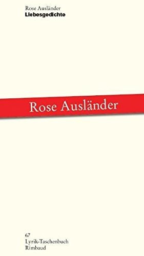 Cover for Rose Ausl?nder · Liebesgedichte (Paperback Book) (2010)