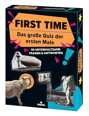 Cover for Nicola Berger · First Time - Das große Quiz der ersten Male (Buch) (2024)