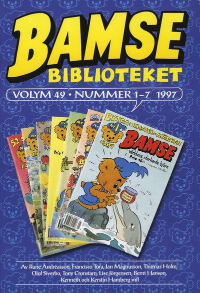 Cover for Rune Andreasson · Bamsebiblioteket: Bamse Biblioteket. Vol 49, nummer 1-7 1997 (Bound Book) (2012)