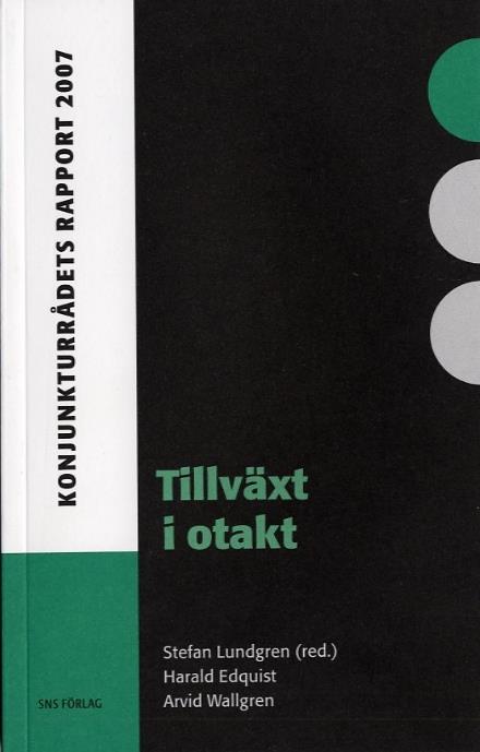 Cover for Arvid Wallgren Harald Edquist · Tillväxt i otakt (Paperback Book) (2007)