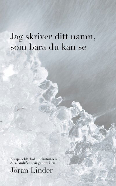 Cover for Jöran Linder · Jag skriver ditt namn som bara du kan se : en spegeldagbok i polarfararen S. A. Andrées spår genom isen (Paperback Book) (2024)