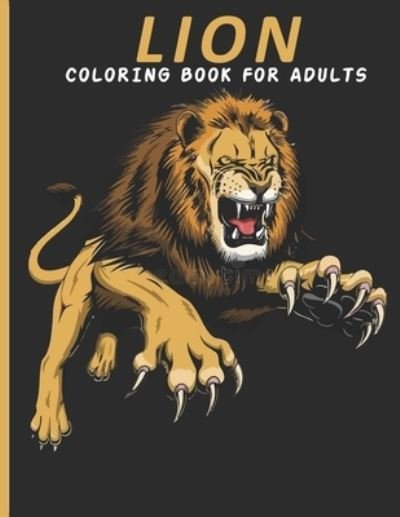 Cover for Sr Book House · Lion Coloring Book For Adults (Paperback Book) (2021)