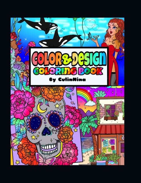 Cover for Culin Nina · Color &amp; Design Coloring Book (Pocketbok) (2022)