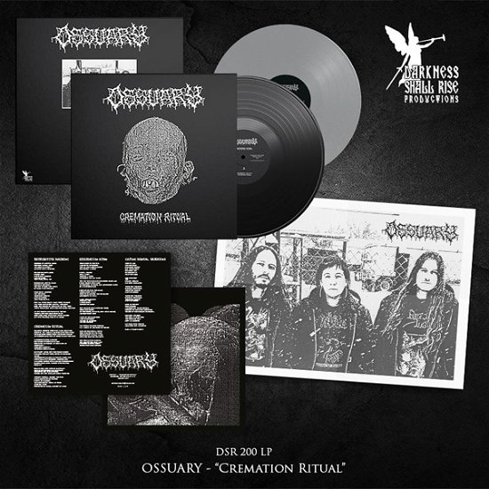 Cover for Ossuary · Cremation Ritual (Silver Vinyl) (VINYL) (2023)