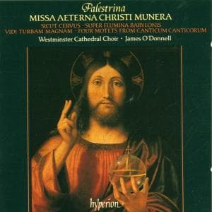 Palestrina Missa Aeterna Chri - James Odonnell Westminster C - Musiikki - HYPERION RECORDS LTD - 0034571164908 - perjantai 1. heinäkuuta 1994