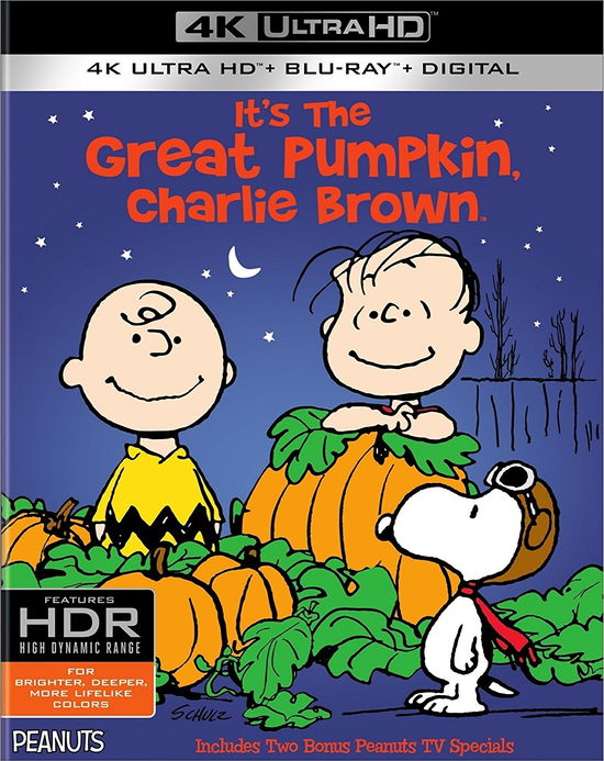 Cover for It's the Great Pumpkin Charlie Brown (4K UHD Blu-ray) (2017)