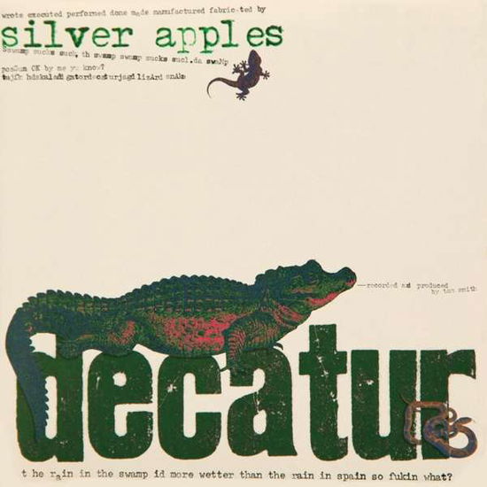 Cover for Silver Apples · Decatur (white) (LP) [Coloured edition] (2016)