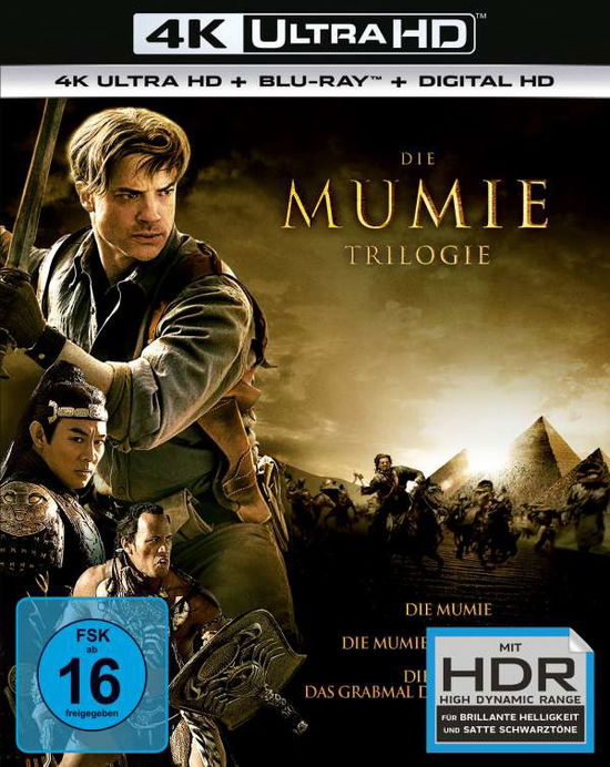 Die Mumie Trilogie 4K.UHD-BD.831 249-0 - Brendan Fraser,rachel Weisz,john Hannah - Books - UNIVERSAL PICTURES - 5053083124908 - May 18, 2017