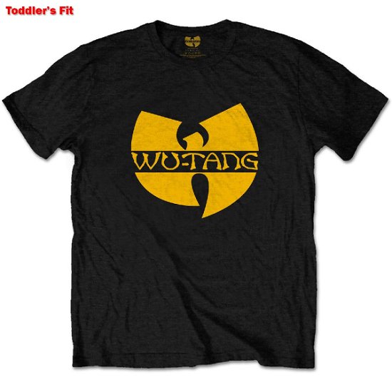 Cover for Wu-Tang Clan · Wu-Tang Clan Kids Toddler T-Shirt: Logo (12 Months) (T-shirt) [size 6-12mths] [Black - Kids edition]