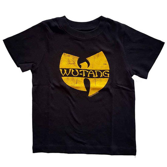 Cover for Wu-Tang Clan · Wu-Tang Clan Kids Toddler T-Shirt: Logo (12 Months) (T-shirt) [size 6-12mths] [Black - Kids edition]