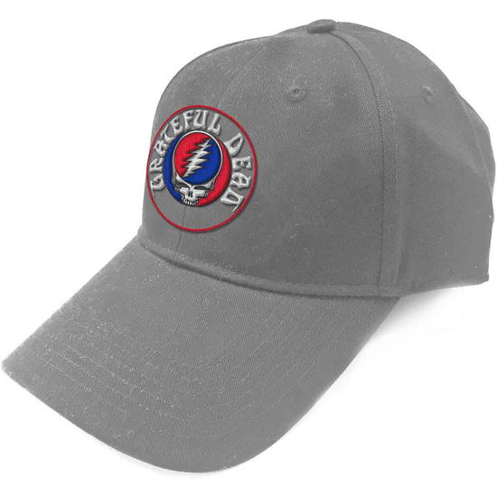 Cover for Grateful Dead · Grateful Dead Unisex Baseball Cap: Steal Your Face Logo (TØJ) [Grey - Unisex edition]