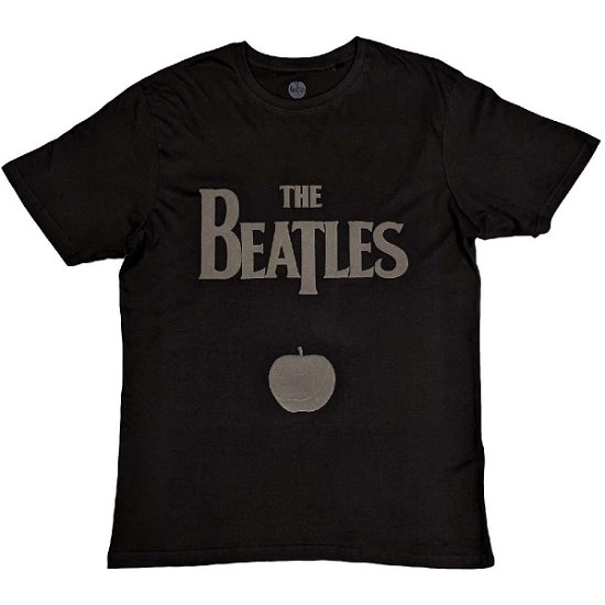 Cover for The Beatles · The Beatles Unisex Hi-Build T-Shirt: Drop T Logo &amp; Apple (T-shirt) [size S]