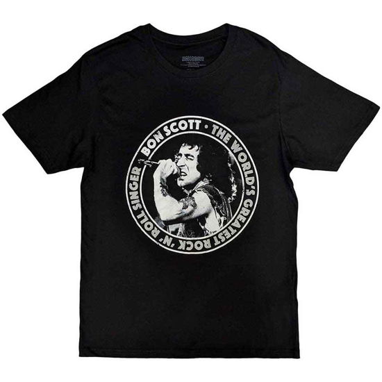 Cover for Bon Scott · Bon Scott Unisex T-Shirt: TWGRRS Circle (T-shirt) [size XL]