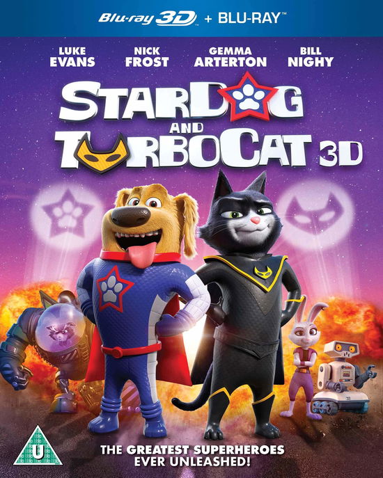 Cover for Stardog and Turbocat 3D BD · StarDog And TurboCat 3D+2D (Blu-ray) (2020)