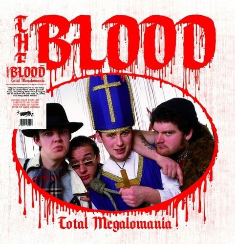 Cover for Blood · Total Megalomania (Blue / White Vinyl) (LP) (2022)