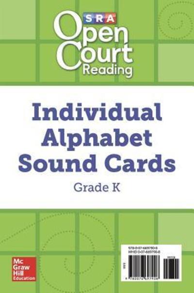 Cover for McGraw Hill · Open Court Reading Grade K Individual Alphabet Sound Cards (Cards) (2014)