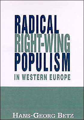 Cover for Hans-Georg Betz · Radical Right-Wing Populism in Western Europe (Hardcover Book) [1994 edition] (1994)