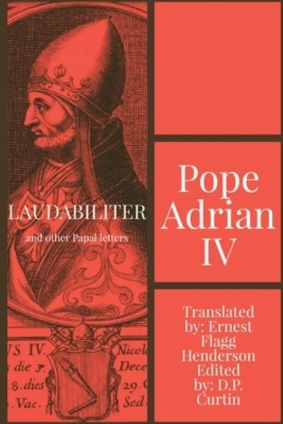 Cover for Pope Adrian IV · Laudabiliter (Book) (2023)