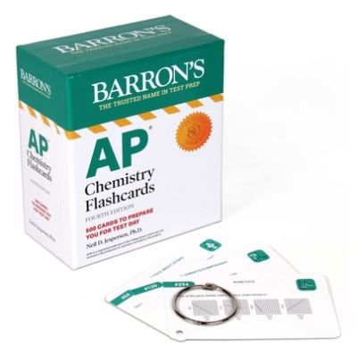 Cover for Neil D. Jespersen · AP Chemistry Flashcards, Fourth Edition: Up-to-Date Review and Practice + Sorting Ring for Custom Study - Barron's AP (Flashcards) [Fourth edition] (2023)