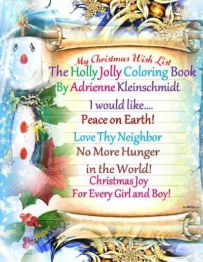 Cover for Adrienne Kleinschmidt · A Holly Jolly Coloring Book! (Paperback Book) (2016)
