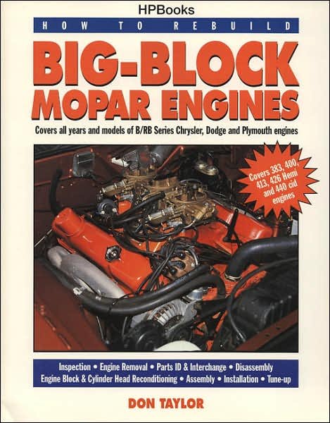 Cover for Don Taylor · How To Rebuild Big-block Mopar Engines (Paperback Book) (1994)