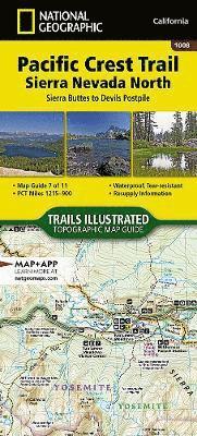 Cover for National Geographic Maps · Pacific Crest Trail: Sierra Nevada North Map [sierra Buttes To Devil's Postpile] (Map) [2022nd edition] (2024)