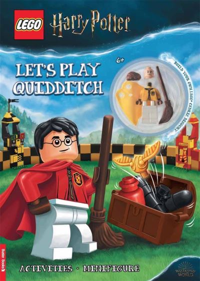 LEGO® Harry Potter™: Let's Play Quidditch Activity Book (with Cedric Diggory minifigure) - LEGO® Minifigure Activity - Buster Books - Książki - Michael O'Mara Books Ltd - 9781780557908 - 11 listopada 2021