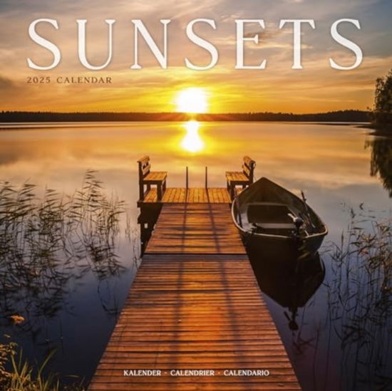 Sunsets Calendar 2025 Square Travel Wall Calendar - 16 Month (Calendar) (2024)