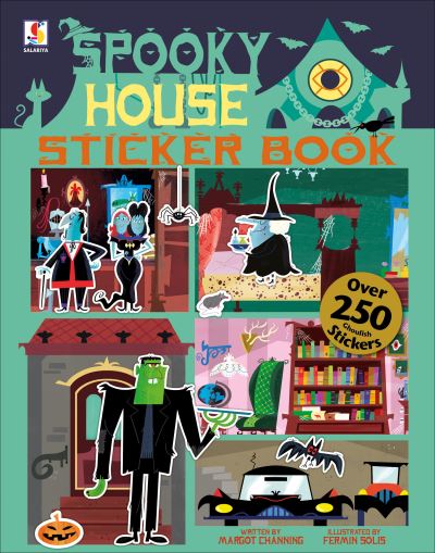 Cover for Margot Channing · Spooky House Sticker Book - Scribblers Fun Activity (Paperback Book) [Illustrated edition] (2022)