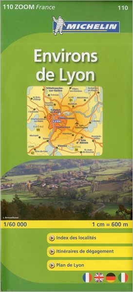 Cover for Michelin · Michelin Zoom: Environs de Lyon (Print) (2010)