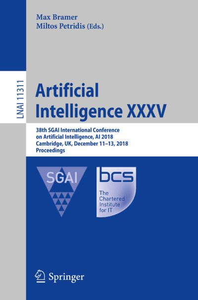 Cover for Artificial Intelligence XXXV (Book) [1st ed. 2018 edition] (2018)