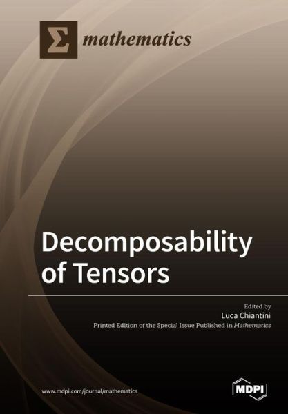 Cover for Luca Chiantini · Decomposability of Tensors (Paperback Book) (2019)